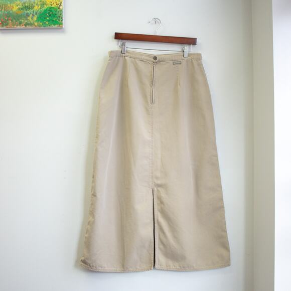 Khaki Maxi Skirt Size 12 - Picture 2 of 6